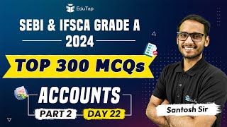 Important MCQs of Accounts | Accounts Practice Questions & MCQs | Free online Classes for SEBI&IFSCA