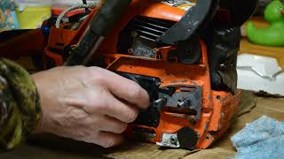 Husqvarna 543 XPG  Oil Pump Repair  Part 2