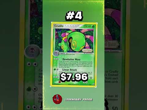 Top 5 Cradily Pokemon Cards #shorts #pokemoncards