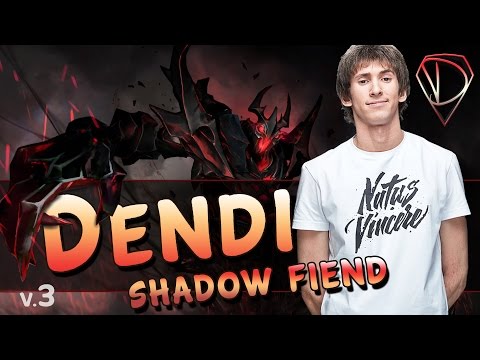 Dendi Shadow Fiend gameplay highlights v.3