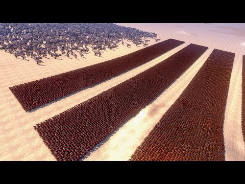 2000 TREX vs 40000 SPARTANS - Ultimate Epic Battle Simulator