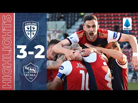 TRIS AI GIALLOROSSI, +3 IN CLASSIFICA 📈 CAGLIARI-ROMA 3-2 | HIGHLIGHTS