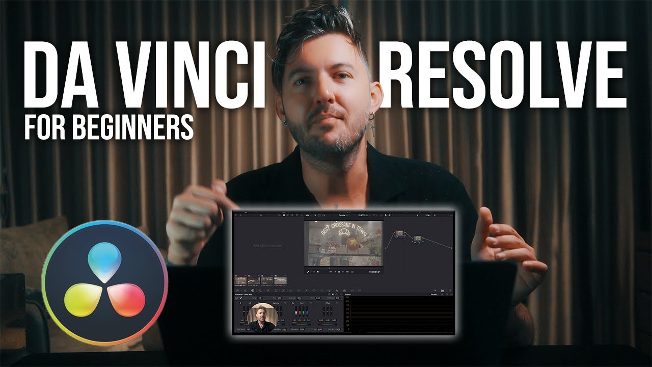 DaVinci Resolve tutorial workspace
