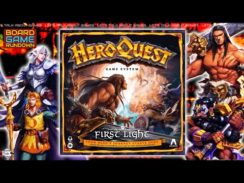 HEROQUEST FIRST LIGHT REVIEW | New Standalone Game System into the HeroQuest Universe