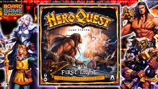 HEROQUEST FIRST LIGHT REVIEW | New Standalone Game System into the HeroQuest Universe