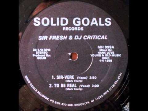 SIR FRESH & DJ CRITICAL - SIR-VERE ( rare 1988 NY rap )