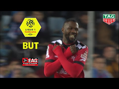But Marcus THURAM (37') / RC Strasbourg Alsace - EA Guingamp (3-3)  (RCSA-EAG)/ 2018-19