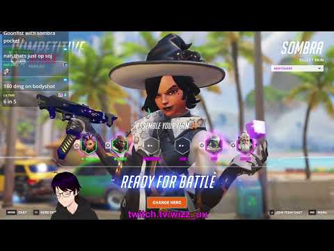 SOMBRAWIZARD SOMBRA MAIN - OVERWATCH 2 SEASON 15 GAMEPLAY