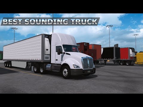 ATS 1.37 - Best Sounding SCS Truck! - Kenworth T680 New Sounds - Driving with open windows - Manual