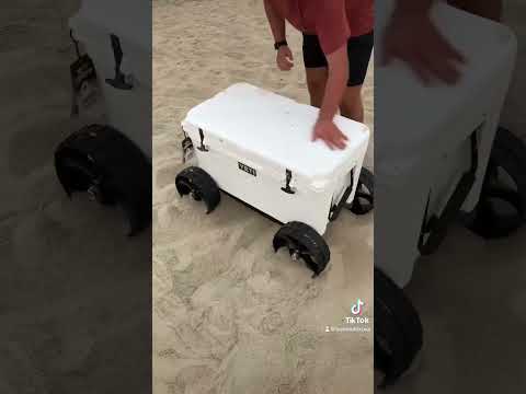 Cooler Tug Cart that Fits Yeti Cooler 65QT #yeticoolers #yeticoolercart #coolercart #yeti65qt #bdx