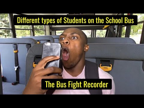 Different types of Students on the School Bus