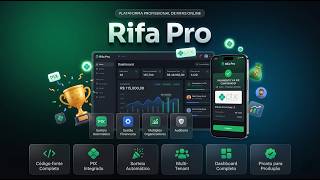 🎟️ Rifa Pro — Plataforma SaaS Completa para Rifas Online com PIX