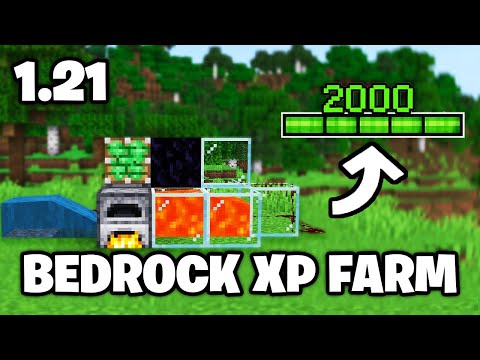 Die einfachste Minecraft Bedrock XP Farm bauen Tutorial  - XP Farm in Minecraft Bedrock bauen 1.21