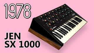 Video thumbnail for JEN SX-1000 SYNTHETONE Analog Synthesizer 1978 | HD DEMO by AnalogAudio1