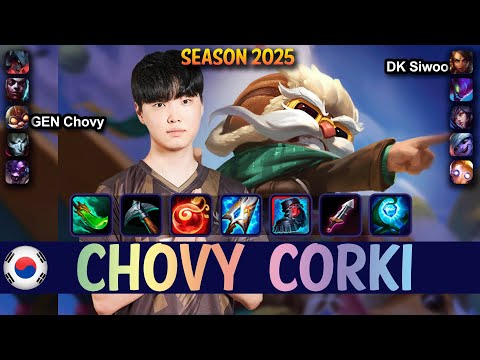 GEN Chovy CORKI vs AHRI Mid - Patch 25.11 KR Ranked | lolrec