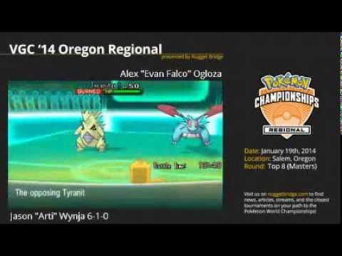 VGC '14 Oregon Regionals: Top 8 Alex O. (Evan Falco) vs Jason W. (Arti64)