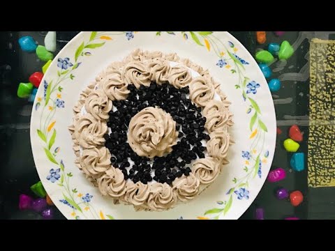 Birthday cake recipe/eggless cake without oven