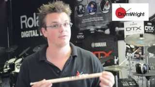 Video thumbnail for DrumWright Quick Guide to Vic Firth SD9 Driver Drum Sticks by Drum Wright