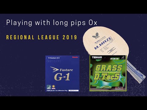 Playing with Long Pips Ox - Regional League 2019 - São Paulo