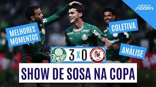 PALMEIRAS DOMINA O JACUIPENSE E VENCE POR 3 A 0 PELA COPA DO BRASIL | MELHORES MOMENTOS