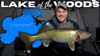 Lake of the Woods Ice Fishing Tips (Landings, Locations, & Presentations)