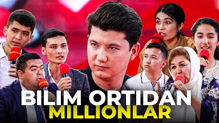BILIM ORTIDAN MILLIONLAR // AMIRXON UMAROV SHOUSI // OCHIQCHASIGA GAPLASHAMIZ