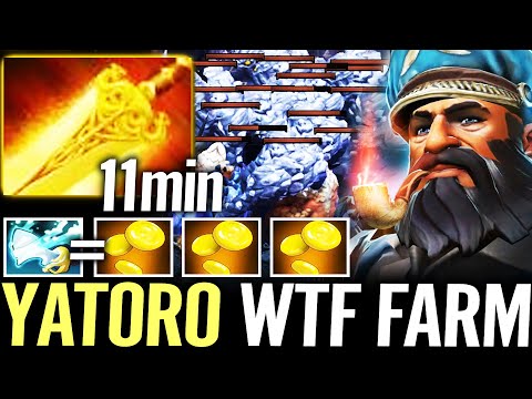 🔥 YATORO Kunkka 11min Radiance WTF Fastest Farm — New Carry Trying Fast GG Dota 2 Pro