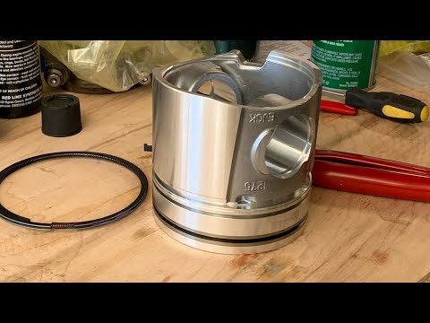 Part 8 Cummins 6.7 Build. Assembling The Piston Rings Clevite Malhe