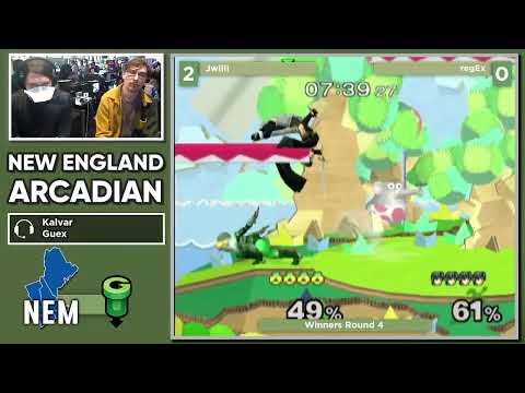 NE Melee Arcadian 10 - Jwilli (Sheik) vs. regEx (Marth) - SSBM WR4
