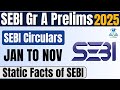 SEBI Grade A 2025 Phase 1 Timestamps: Jan to Nov Circulars