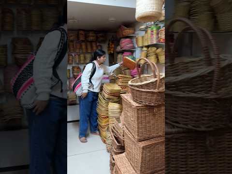 Bamboo Picnic Basket Small