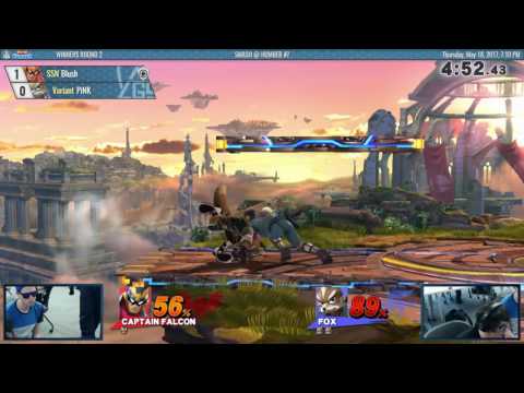 Smash @ Humber #7 - Blush (Falcon) vs PiNK (Mario, Fox) - Smash 4 WR2