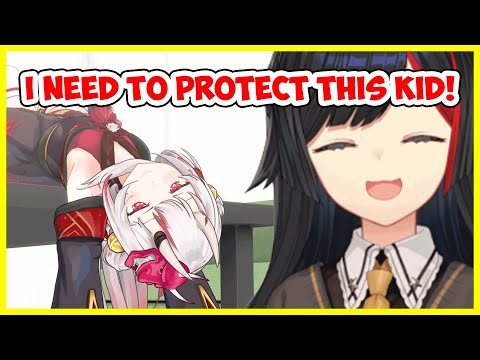 Ayame awakens Mio's maternal instinct in their first meeting