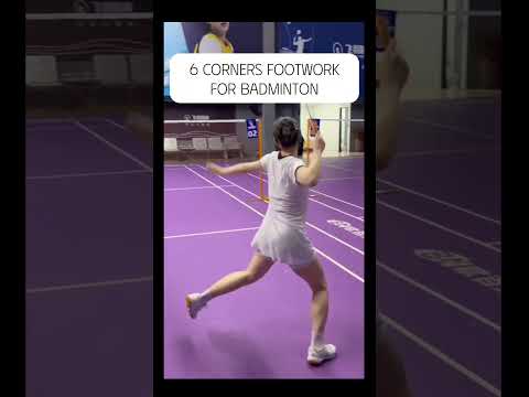 6 УГЛОВ РАБОТЫ НОГ ДЛЯ БАДМИНТОНА #badminton #badmintontraining