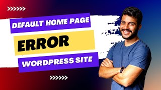 WordPress Homepage not Showing Issue | WordPress Blank White Screen Error |  Home Page Not Found