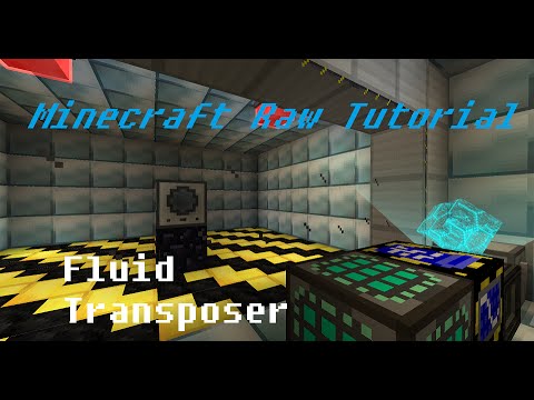 Minecraft Raw Tutorial - Fluid Transposer
