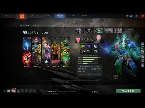 dota2carry Nikobaby Juggernaut - EG vs Alliance - OMEGA League