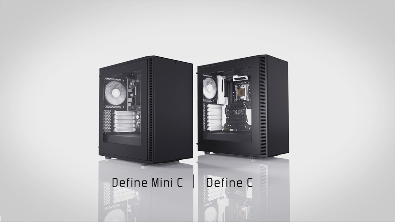 Fractal Design - Fractal Design Define Mini C Tour micro ATX pas  d'alimentation (ATX) noir USB-Audio - Boitier PC - Rue du Commerce