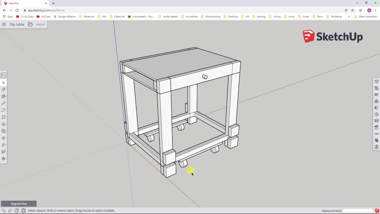 70. SketchUp tutorials for beginners - part 5: hide and unhide