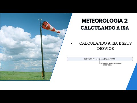 PILOTO PRIVADO | METEOROLOGIA 2 | CALCULANDO A ISA