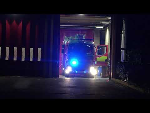 Manchester Central Volvo FL Pump Turnout - Greater Manchester Fire & Rescue Service