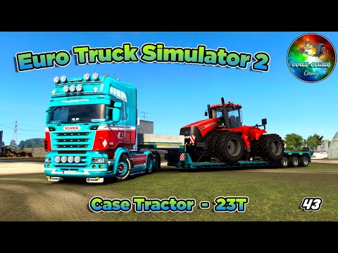 🚚 Euro Truck Simulator 2 - Scania RJL with Lepidas’s Scania V8 sound and Jazzycat’s Goldhofer 🚚