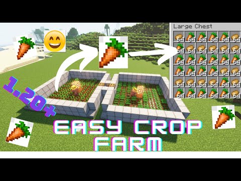 Minecraft Villager AFK Crop Farm 1.20 Tutorial - Potato , Carrot etc[ULTIMATE FOOD FARM]