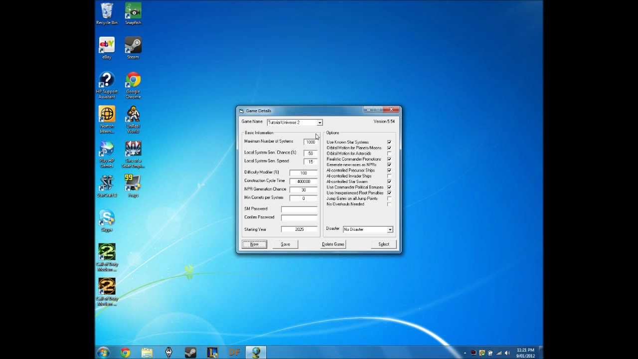 Aurora 4x Tutorial Part 1: Installing and setting up a game