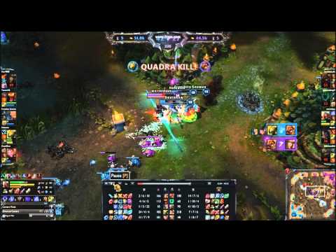 League of Legends Insane 4 Second Penta Kill!