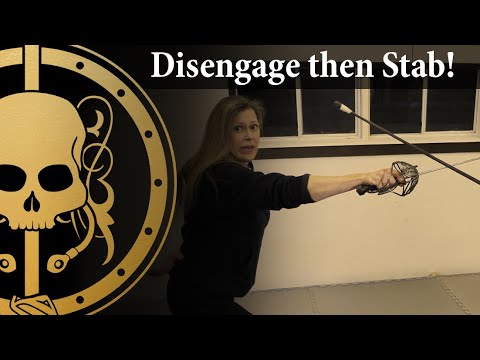 Rapier Champion Teaches how to Disengage & Stab!