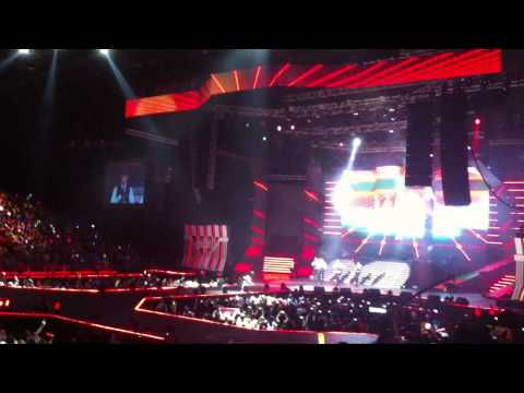 Music Bank in HK IU & Mblaq Special Stage