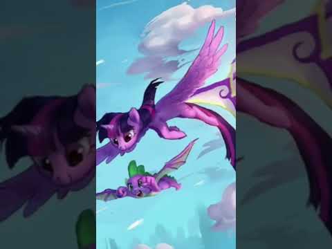 Twilight Sparkle and Spike #mlp #edit #mlpedit #twilightsparkle #spike