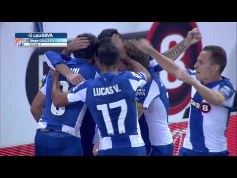 Gol de Colotto (1-1) en el RCD Espanyol - Villarreal CF - HD