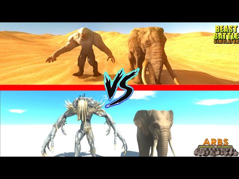 SCOURGE + MODERN MAMMALS COMPARISION - ARBS VS BEAST BATTLE SIMULATOR